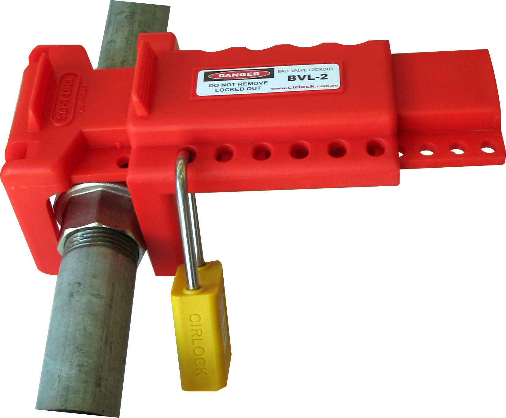 Ball Valve Lockout (Without Lock) – Easy Street Material Order System